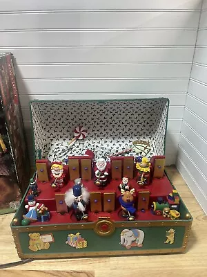 Mr Christmas Santa's Musical Animated Toy Chest Play Songs VTG ! • $60