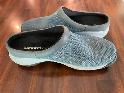 Merrell Womens Encore Breeze 4 J001422 Blue Round Toe Slip On Clog Shoes 7.5 • $18