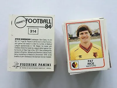 Panini Football 84 Stickers - Complete Your Collection (£1 Per Sticker) • £1