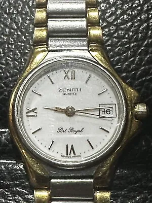 Zenith Port Royal Women's Quartz Watch Non Working. • £99.99