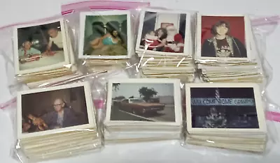 (50) Random Vintage Photos Original Polaroid Thick Back Color Snapshots 70s-90s • $19.95