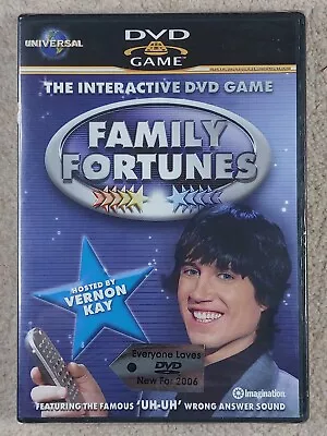 Family Fortunes 2: Vernon Kay - Brand New & Sealed Interactive DVD Game • £9.95