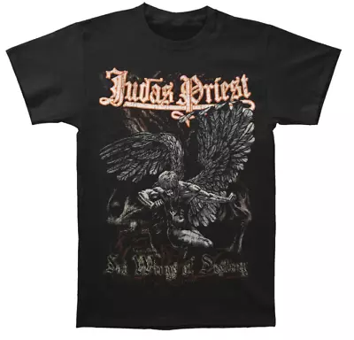 JUDAS PRIEST T-Shirt Heavy Metal Band Black Vintage Men's Tour Vintage Tee S-3XL • $24.99