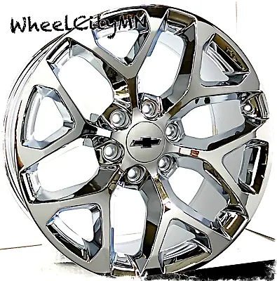 20 Inch Chrome Snowflake 2020 Chevy Tahoe Suburban OE Replica Wheels 6x5.5 +24 • $1199.99