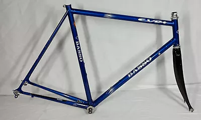 Vintage Basso EVO Italian Road Bike - 60CM Steel Frame  Carbon Fork • $149.95