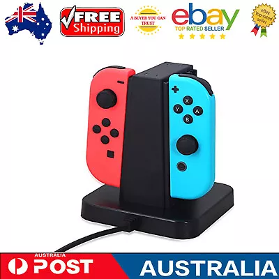 Charging Dock Station Joy-con Pro Controller Charger Stand For Gameplay Boys Aus • $27.99