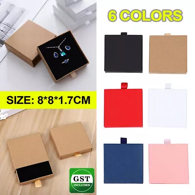 $8.26 • Buy 1-10PCS Jewellery Gift Boxes Necklace Ring Bracelet Bangle Earring Cardboard Box