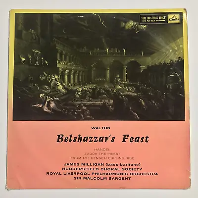 ALP 1628 WALTON - Belshazzar's Feast *SARGENT *James Milligan 1958 Mono LP • £8.50