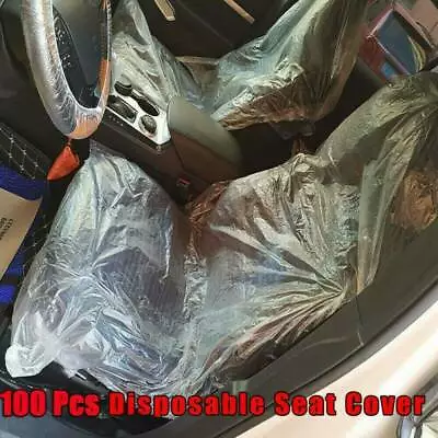 100x Universal Disposable Car Seat Covers Vehicle Cover Protective Mechanic New • $30.99