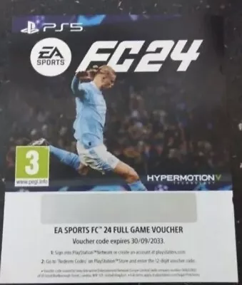 EA FC 24 PS5 Code + Free  Ultimate Team Code (receive Via Email) • £45