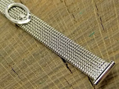 Vintage Evinger NOS Watch Band Stainless 13mm Mesh Expansion Unused Bracelet • $20.70