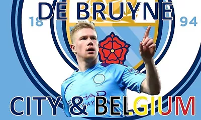 Kevin De Bruyne Manchester City Large Flag • £11.95