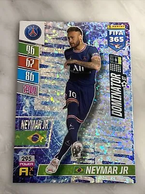$15 • Buy 2022 FIFA 365 Adrenalyn XL Neymar Jr Paris Saint-Germain Dominator Foil Card