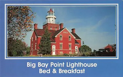 USCG USCG Big Bay Point MI Lighthouse Built In 1896 STILL OTERATIONAL TODAY!!! 1 • $9.99