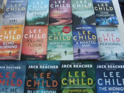 £1.99 • Buy Lee Child HB & PB Book Selection  👍👍👍👍 Jack Reacher Some 1st Editions