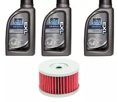 Oil Change Kit Bel-Ray SUZUKI DR650SE 1996 - 2009 Oil & K & N Oil Filter Kit • $48.07