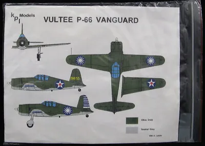 $4.99 • Buy 1/72 KPI Models VULTEE P-66 VANGUARD WWII Fighter Vacuform Kit *MINT*