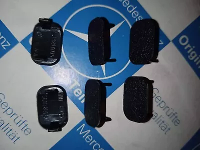 W123 Screw Cap Black Under Dash Clips Genuine Mercedes Benz 6 Pieces • $95