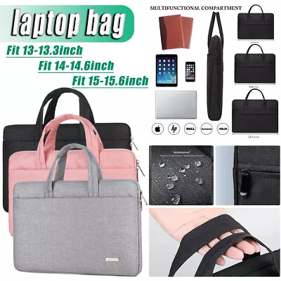 $13.99 • Buy Laptop Bag For MacBook Air Pro 13 14 15 15.6 Inch M1 M2 HP Dell Notebook Sleeve