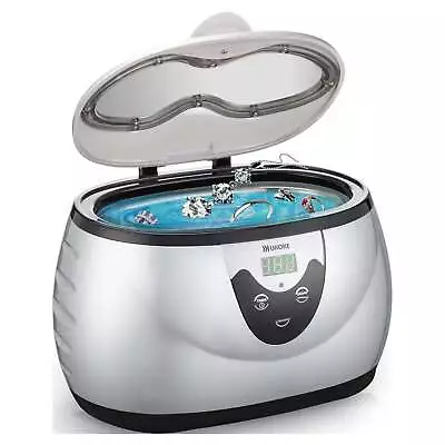 Professional Ultrasonic Jewelry Cleaner With Timer Portable Cleaning Machine • $25.59