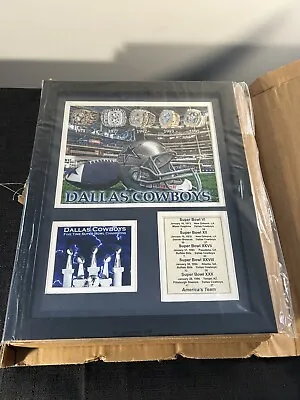 Dallas Cowboys Cowboy Rings Framed Memorabili • $65