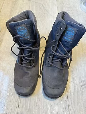 Palladium Boots Pampa Waterproof Sport Cuff Gray Blue Mens UK 10 EUR 44.5 • £95