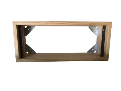 £60 • Buy 19  4U HOME/STUDIO WALL RACK 125mm Deep, Oak **NEW**