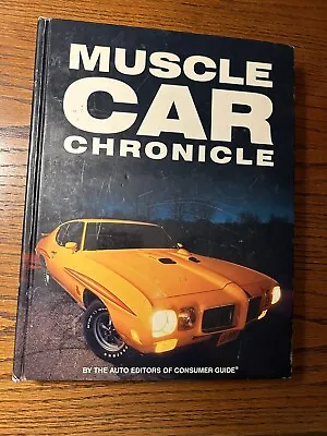 Muscle Car Chronicle Hard Cover Book TRANS AM GTO Z28 CORVETTE • $7.77