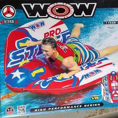 WOW Pro Steer Flex Wing Towable Tube/Float 1-2 Rider Boating • $93.01