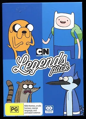 £6.50 • Buy Legends Pack (Regular Show & Adventure Time) R4 (2 Disc DVD) Animation