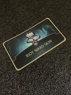 $25 • Buy League Of Legends - NA LoL Fist Bump Riot Ward Skin With Code