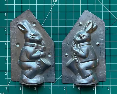 Vintage Standing Rabbit In Suit With Saxophone Easter Chocolate Mold Number 4289 • $65