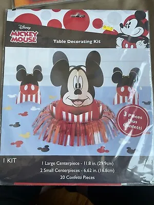 Mickey Mouse Party Table Decorating Kit 23pcs Disney New • $13.95
