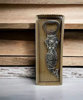 Mermaid Bottle Opener Zinc Alloy - Hand Held - Nautical Beach Decor 5.5  NIP Bar • $14.99