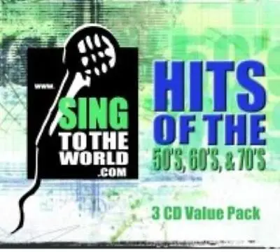 Karaoke : Hits Of The 50's 60's And 70's CD 3 Discs (2001) Fast And FREE P & P • £5.47