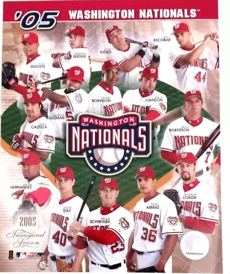 Washington Nationals Inaugural Season 2005 8 X 10 Official Licensed Photo • $9.99