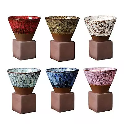 Japanese Cup 90ml Drinkware Japanese Latte Pull Flower Porcelain Cup Pottery • £12.04