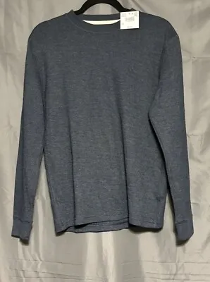 American Eagle Men's Blue Thermal Long Sleeve Shirt Size Small New With Tags • $17.34