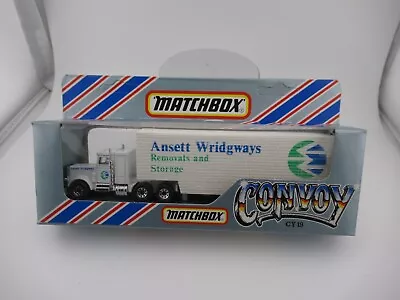 Matchbox Convoy CY19 Ansett Wridgways Storage Peterbilt Die-Cast Truck NEW • $9.99