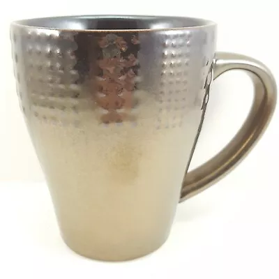Mikasa Verona Mug Metallic Brown Stoneware 13 Oz Gourmet Basics • $9
