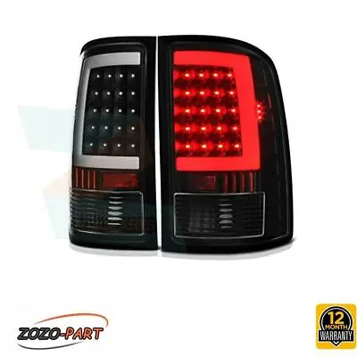 LED Tube Tail Lights Brake Lamps Black For 2007-13 GMC Sierra 1500 2500HD 3500HD • $114