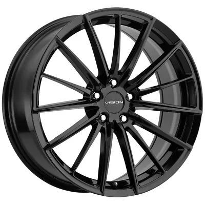 Vision 473 Axis 18x8 5x112 +38mm Gloss Black Wheel Rim 18  Inch • $208.99