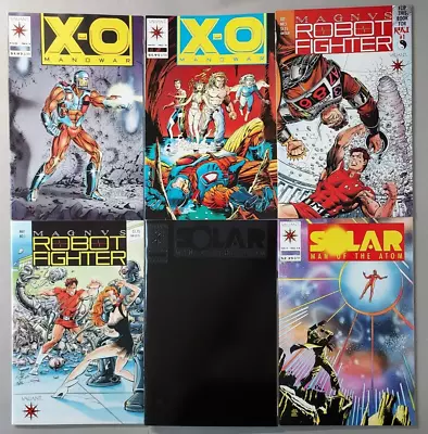 Lot Of 6 Valiant Keys Magnus 1 & 5 Solar 10 & 14 X-o Manowar 1 & 4 1992 Valiant • $30