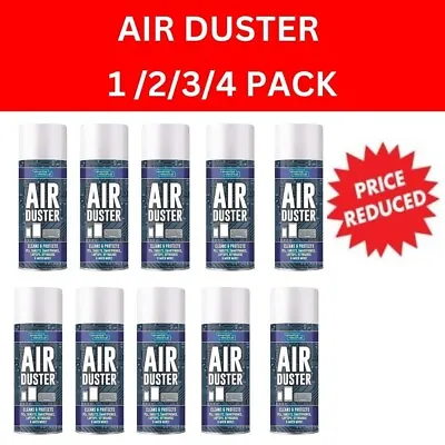 £7.48 • Buy Air Duster Spray Compressed Aerosol Cleans Protects Mobile Keyboard 200ml UK
