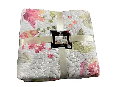 King Size Printed Bedspread CottonKing By Mayfair Egyptian Cotton Touch • £30