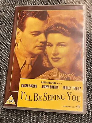 I'll Be Seeing You DVD  (1944) Ginger Rogers Joseph Cotton Shirley Temple • £6.99