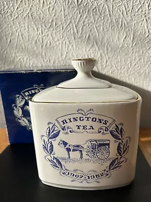 Wade Ringtons Tea Caddy - 75th Anniversary 1907-1982 • £9