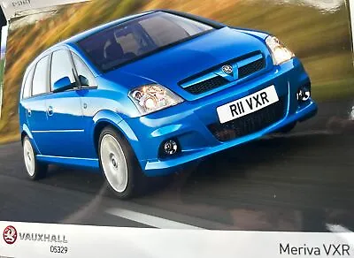 Vauxhall Meriva VXR Car Press Sales Photograph Frameable Freepost • $4.74