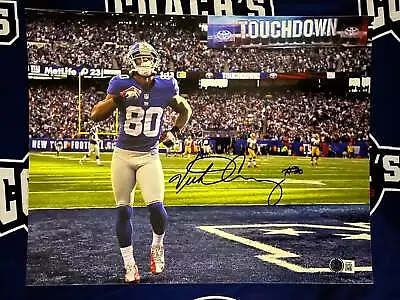 Victor Cruz Autographed 16x20 Touchdown Salsa Photo (Beckett) • $194.35