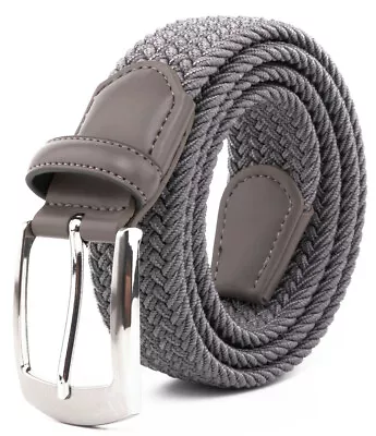 Elastic Fabric Braided BeltEnduring Stretch Woven Belt For Unisex Men/Women/Jun • $10.99